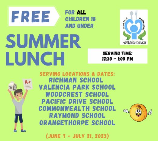  Summer Lunches flyer